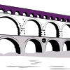 Pont du gard 100x100
